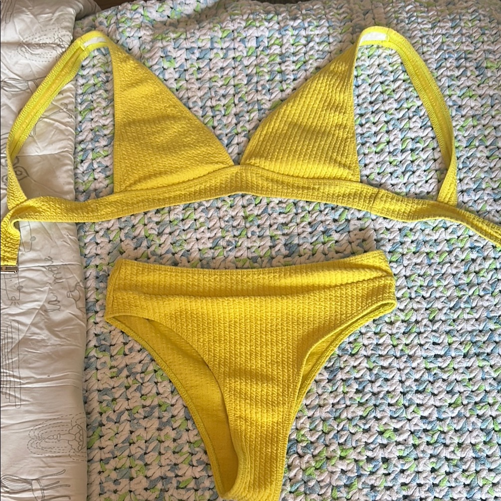 Vibrant Yellow Bikini Set